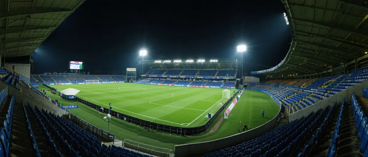 世界杯足球赛场主题横幅